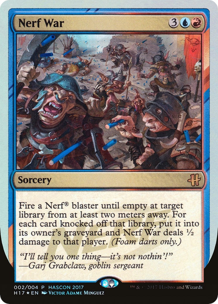 Image for Nerf War (Media Promos) (2) - Magic: The Gathering