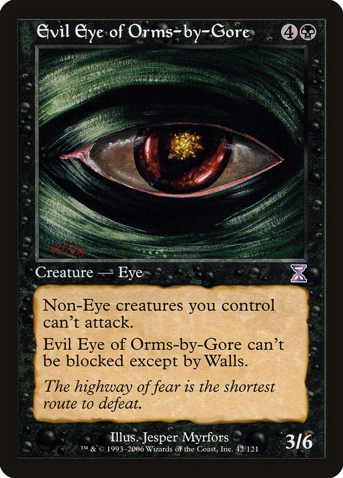 Image for Evil Eye of Orms-by-Gore (Timeshifted) (42) - Magic: The Gathering