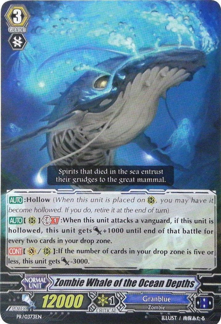 Image for Zombie Whale of the Ocean Depths (Promo Cards) (PR/0373EN) - Cardfight Vanguard