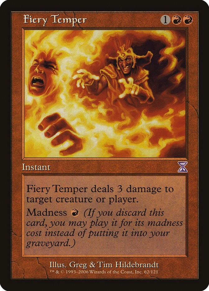 Image for Fiery Temper (Timeshifted) (62) - Magic: The Gathering