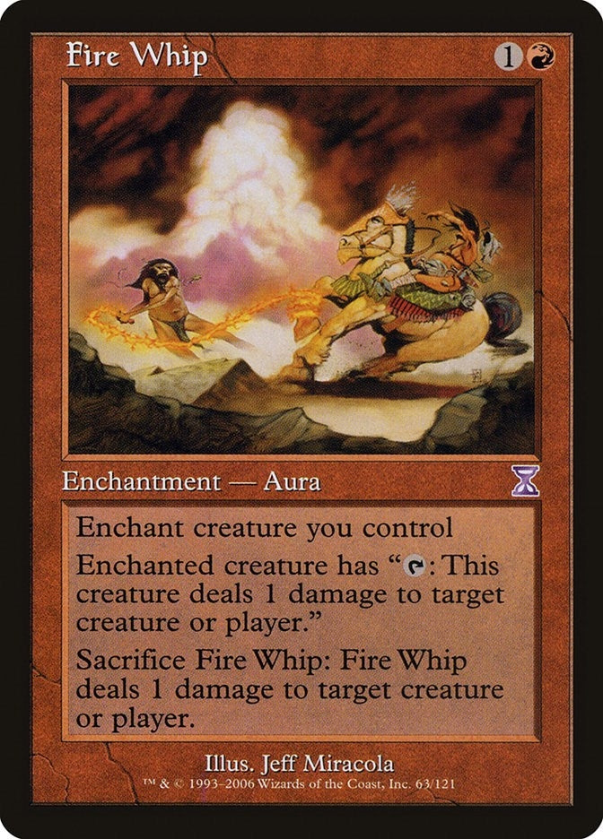 Image for Fire Whip (Timeshifted) (63) - Magic: The Gathering