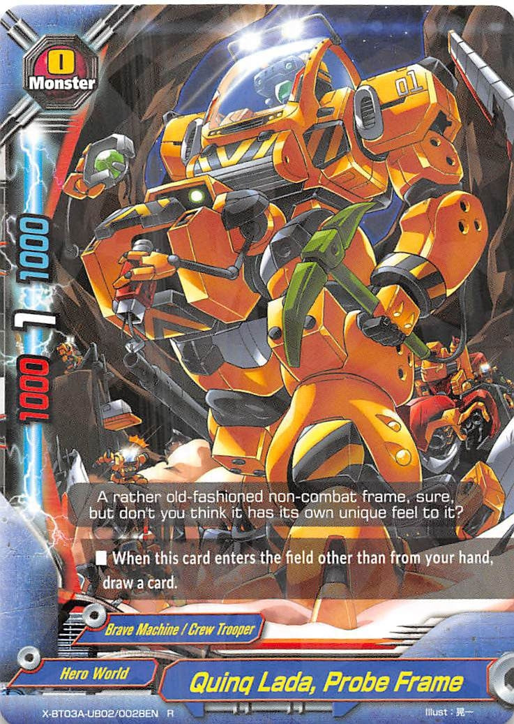Image for Quinq Lada, Probe Frame (LVL Up! Heroes & Adventurers!) (X-BT03A-UB02/0028EN) - Future Card BuddyFight