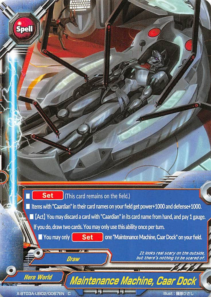 Image for Maintenance Machine, Caar Dock (LVL Up! Heroes & Adventurers!) (X-BT03A-UB02/0067EN) - Future Card BuddyFight
