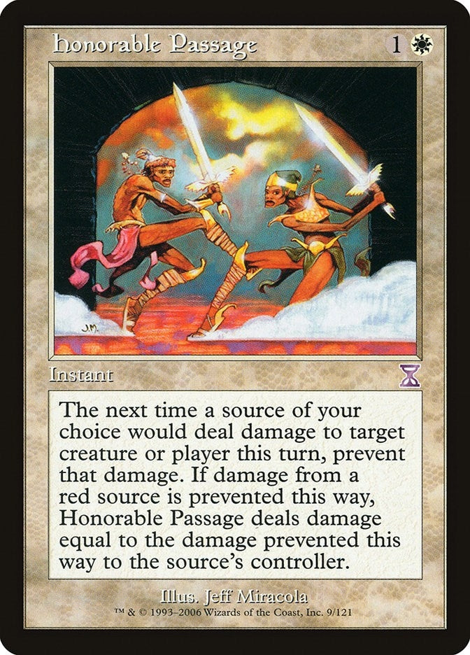 Image for Honorable Passage (Timeshifted) (9) - Magic: The Gathering