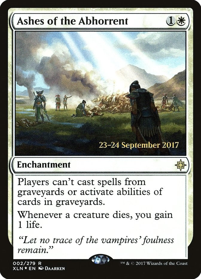 Image for Ashes of the Abhorrent (Prerelease Cards) (2) - Magic: The Gathering