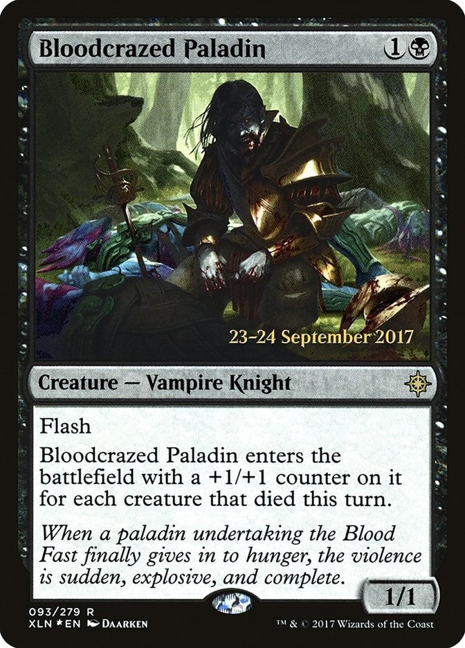 Image for Bloodcrazed Paladin (Prerelease Cards) (93) - Magic: The Gathering