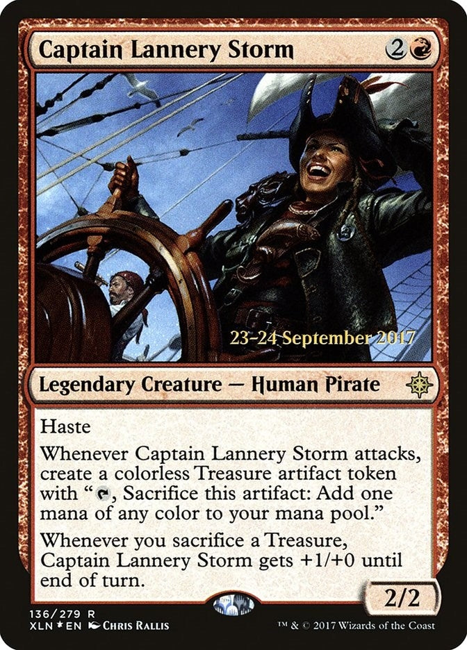 Image for Captain Lannery Storm (Prerelease Cards) (136) - Magic: The Gathering