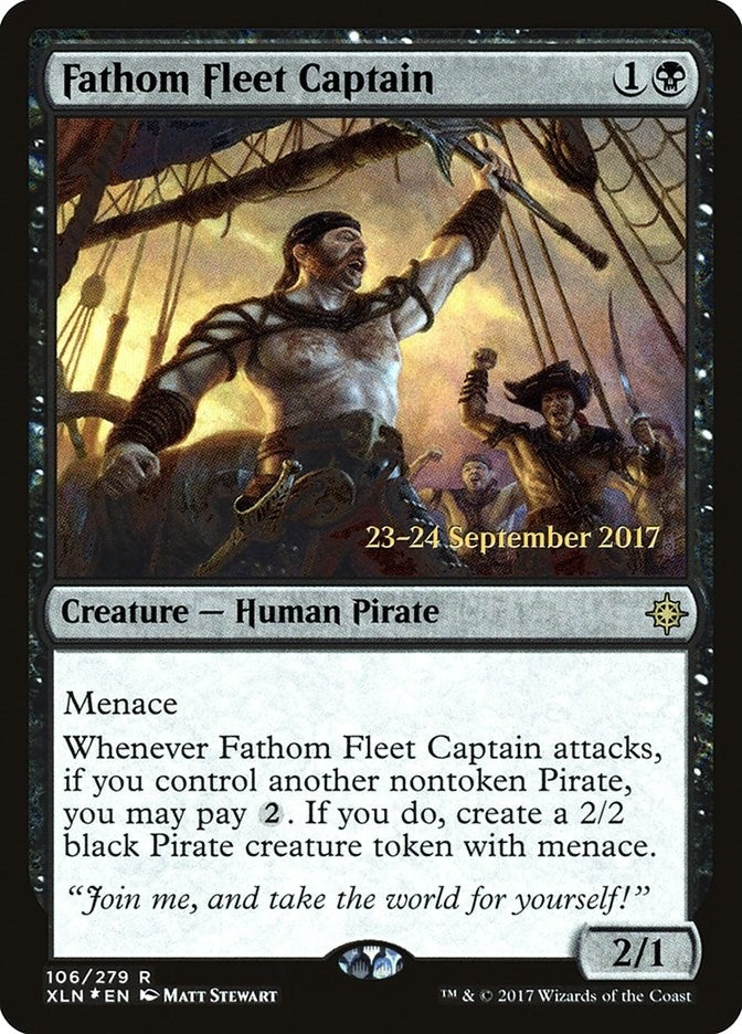 Image for Fathom Fleet Captain (Prerelease Cards) (106) - Magic: The Gathering