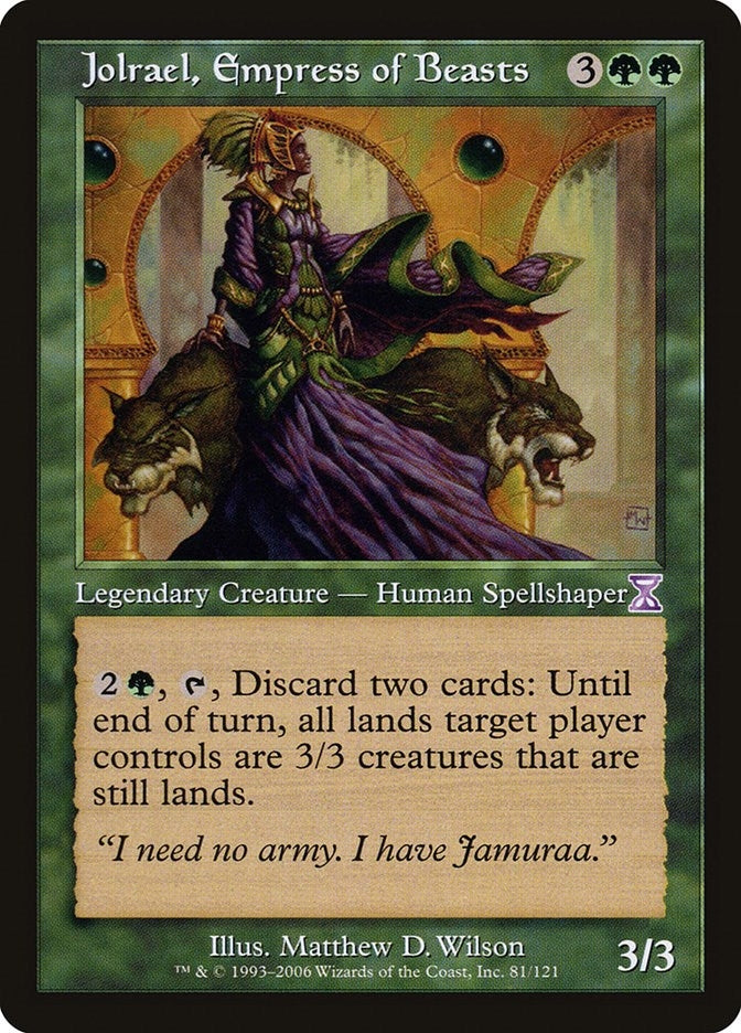 Image for Jolrael, Empress of Beasts (Timeshifted) (81) - Magic: The Gathering