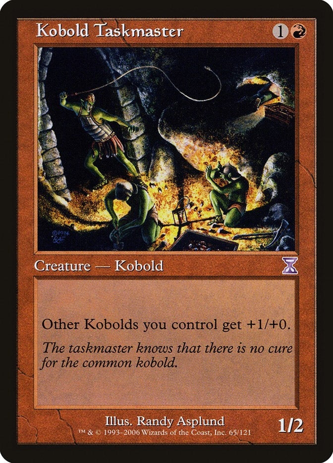 Image for Kobold Taskmaster (Timeshifted) (65) - Magic: The Gathering