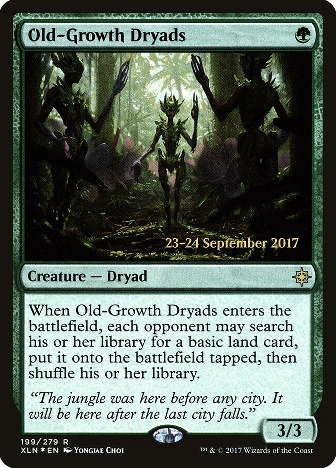 Image for Old-Growth Dryads (Prerelease Cards) (199) - Magic: The Gathering