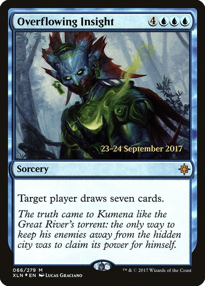 Image for Overflowing Insight (Prerelease Cards) (66) - Magic: The Gathering