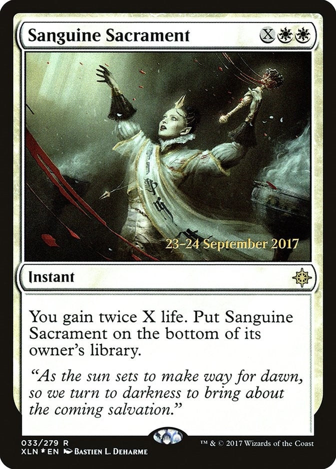 Image for Sanguine Sacrament (Prerelease Cards) (33) - Magic: The Gathering