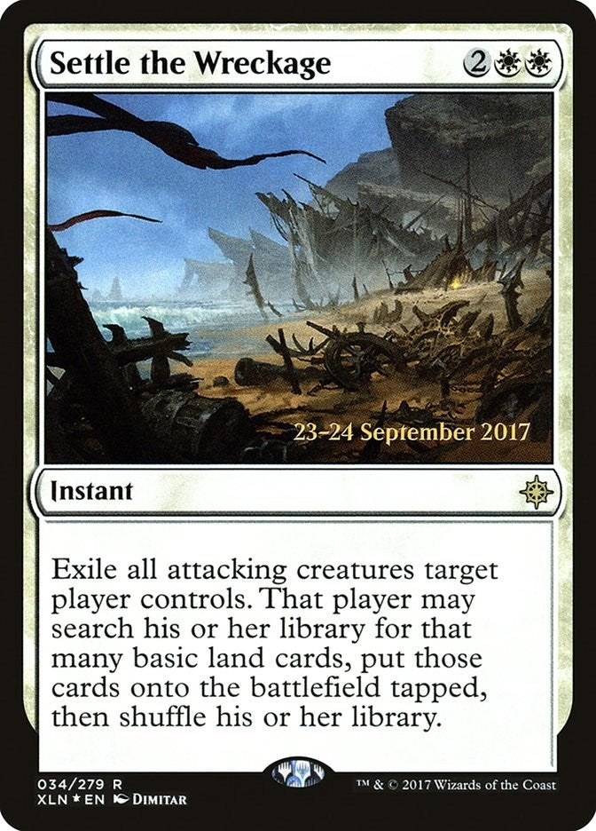 Image for Settle the Wreckage (Prerelease Cards) (34) - Magic: The Gathering