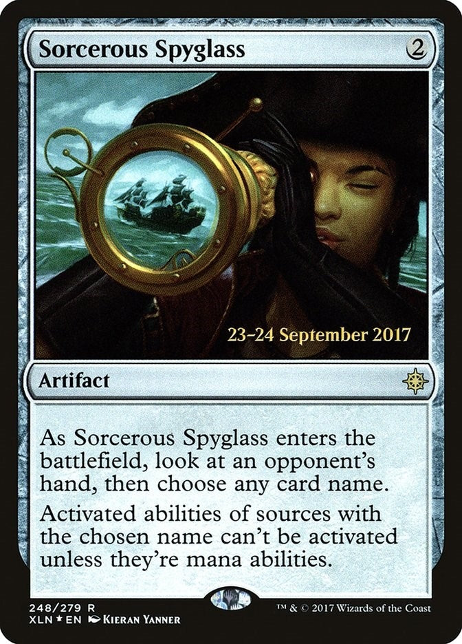 Image for Sorcerous Spyglass (XLN) (Prerelease Cards) (248) - Magic: The Gathering