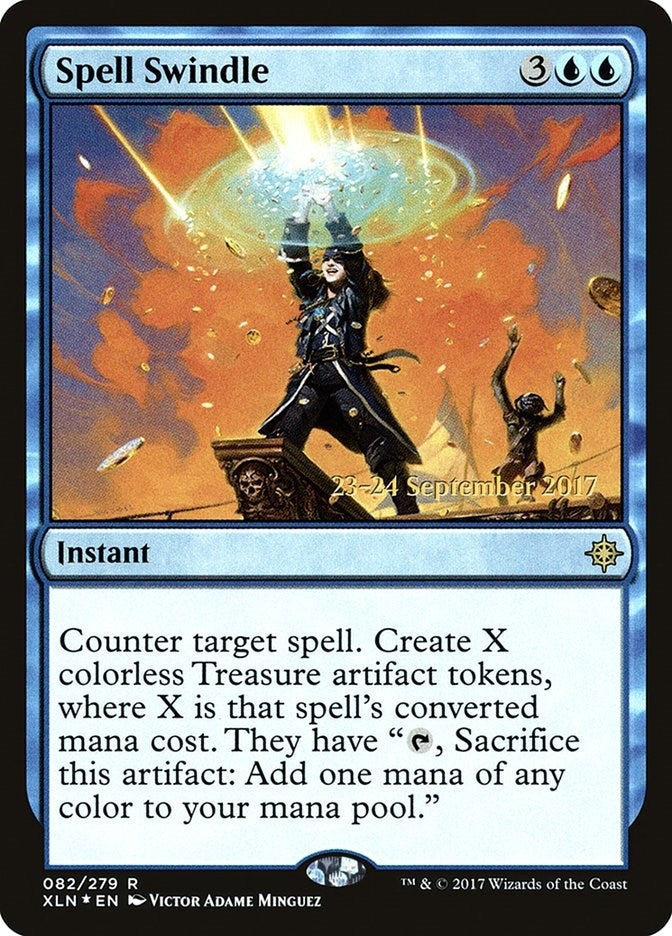 Image for Spell Swindle (Prerelease Cards) (82) - Magic: The Gathering