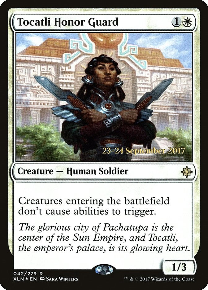 Image for Tocatli Honor Guard (Prerelease Cards) (42) - Magic: The Gathering