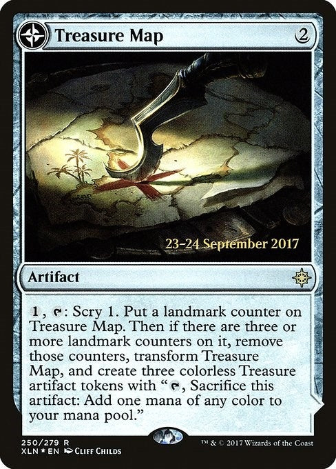 Image for Treasure Map (XLN) (Prerelease Cards) (250) - Magic: The Gathering