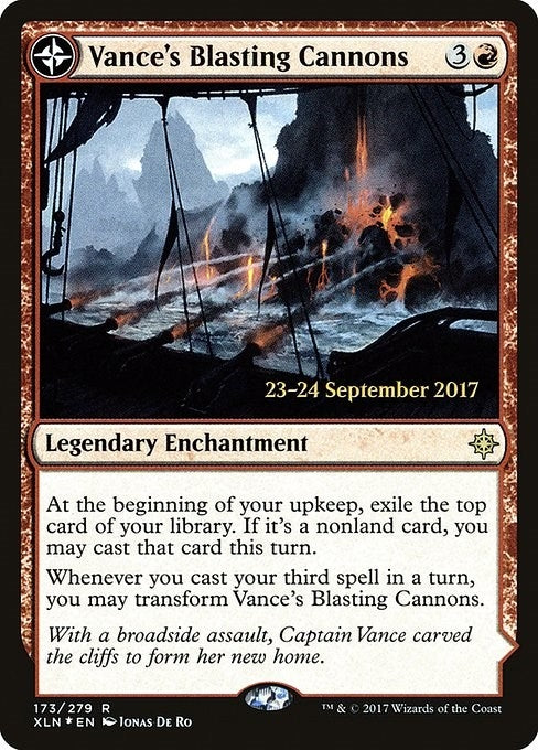 Image for Vance's Blasting Cannons (Prerelease Cards) (173) - Magic: The Gathering