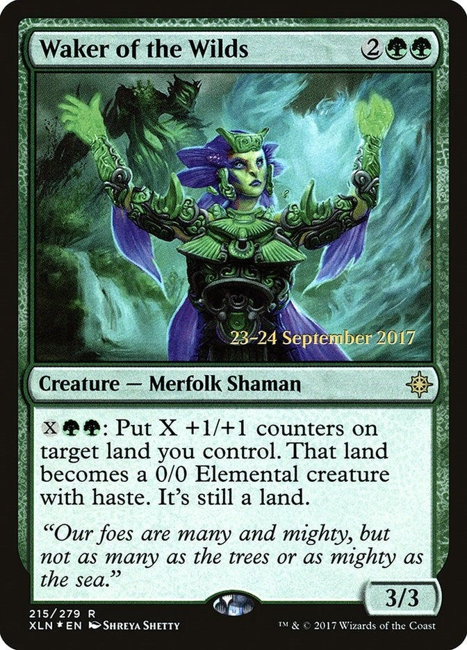 Image for Waker of the Wilds (Prerelease Cards) (215) - Magic: The Gathering