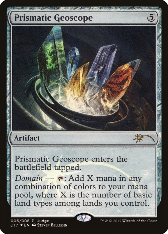 Image for Prismatic Geoscope (Judge Promos) (6) - Magic: The Gathering