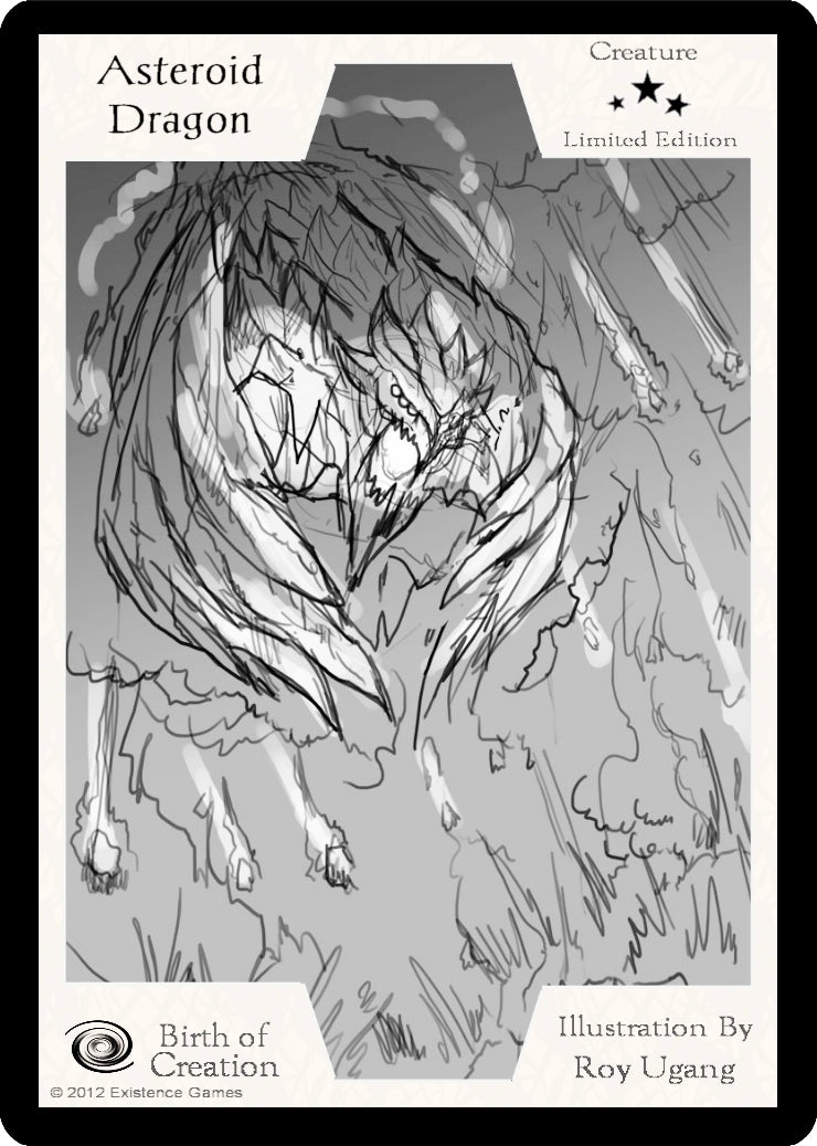 Image for Asteroid Dragon (Limited Edition) (Limited Edition Sketch Cards) - Exodus TCG