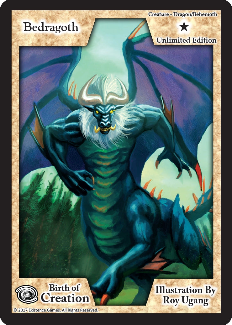 Image for Bedragoth (Unlimited Edition) (Birth of Creation) - Exodus TCG