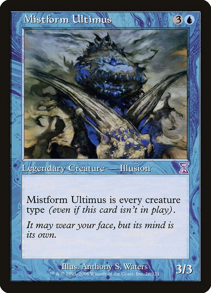 Image for Mistform Ultimus (Timeshifted) (26) - Magic: The Gathering