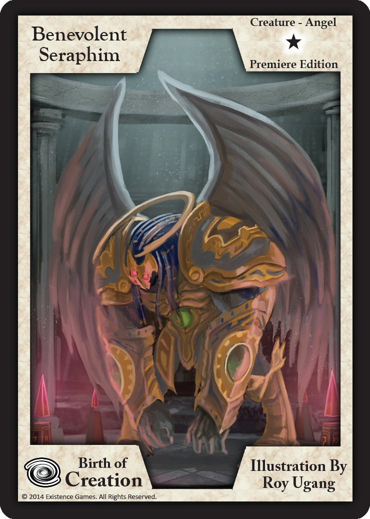Image for Benevolent Seraphim (Premiere Edition) (Birth of Creation) - Exodus TCG