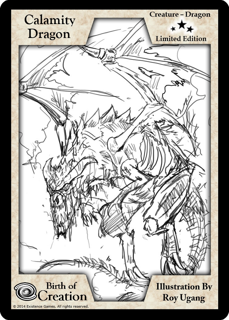 Image for Calamity Dragon (Limited Edition) (Limited Edition Sketch Cards) - Exodus TCG