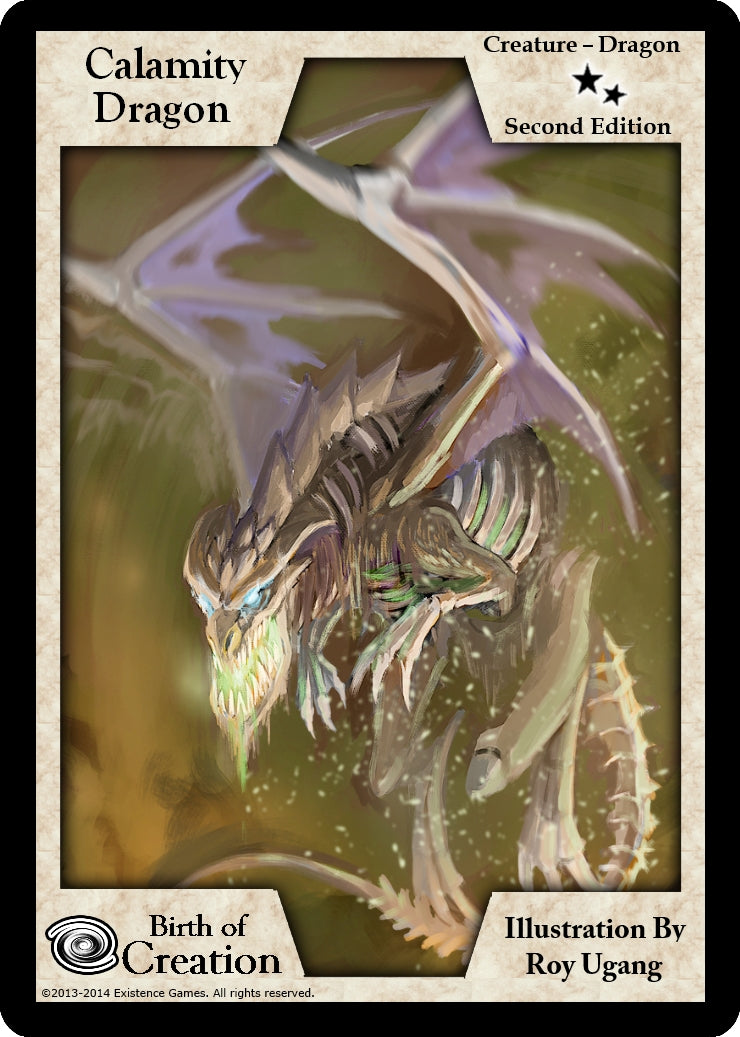 Image for Calamity Dragon (Second Edition) (Birth of Creation) - Exodus TCG