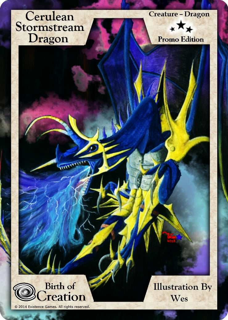 Image for Cerulean Stormstream Dragon (Promo Edition) (Exodus Promo Cards) - Exodus TCG