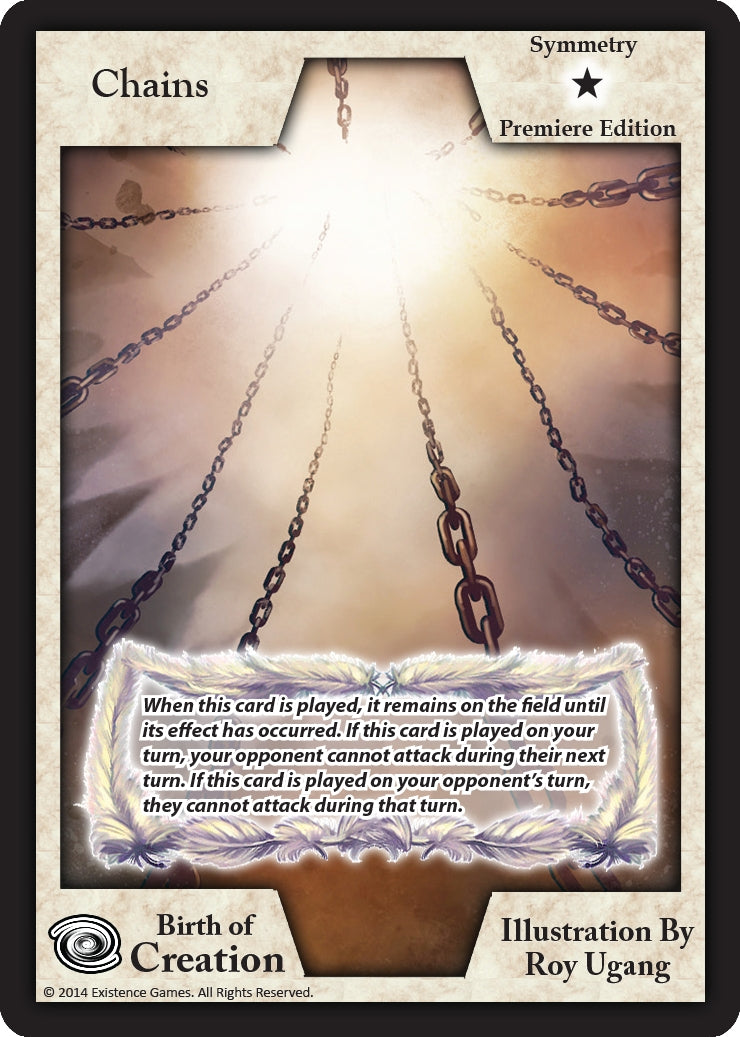 Image for Chains (Premiere Edition) (Feathers) (Birth of Creation) - Exodus TCG