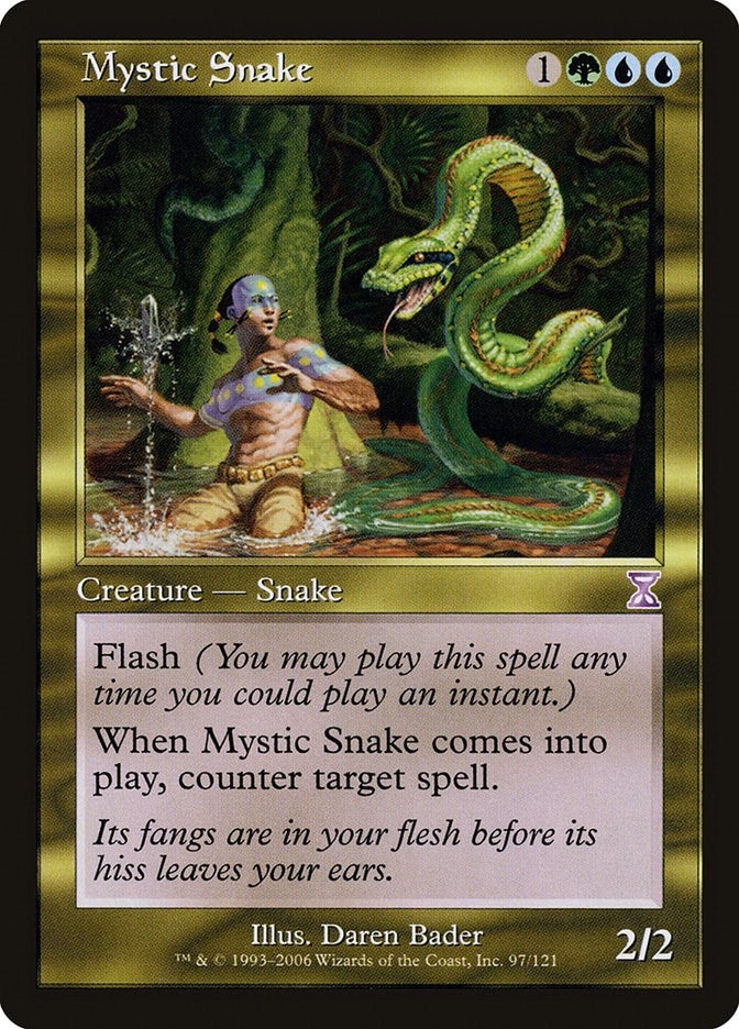 Image for Mystic Snake (Timeshifted) (97) - Magic: The Gathering