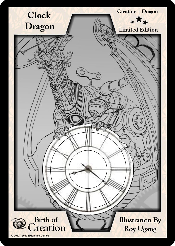 Image for Clock Dragon (Limited Edition) (Limited Edition Sketch Cards) - Exodus TCG