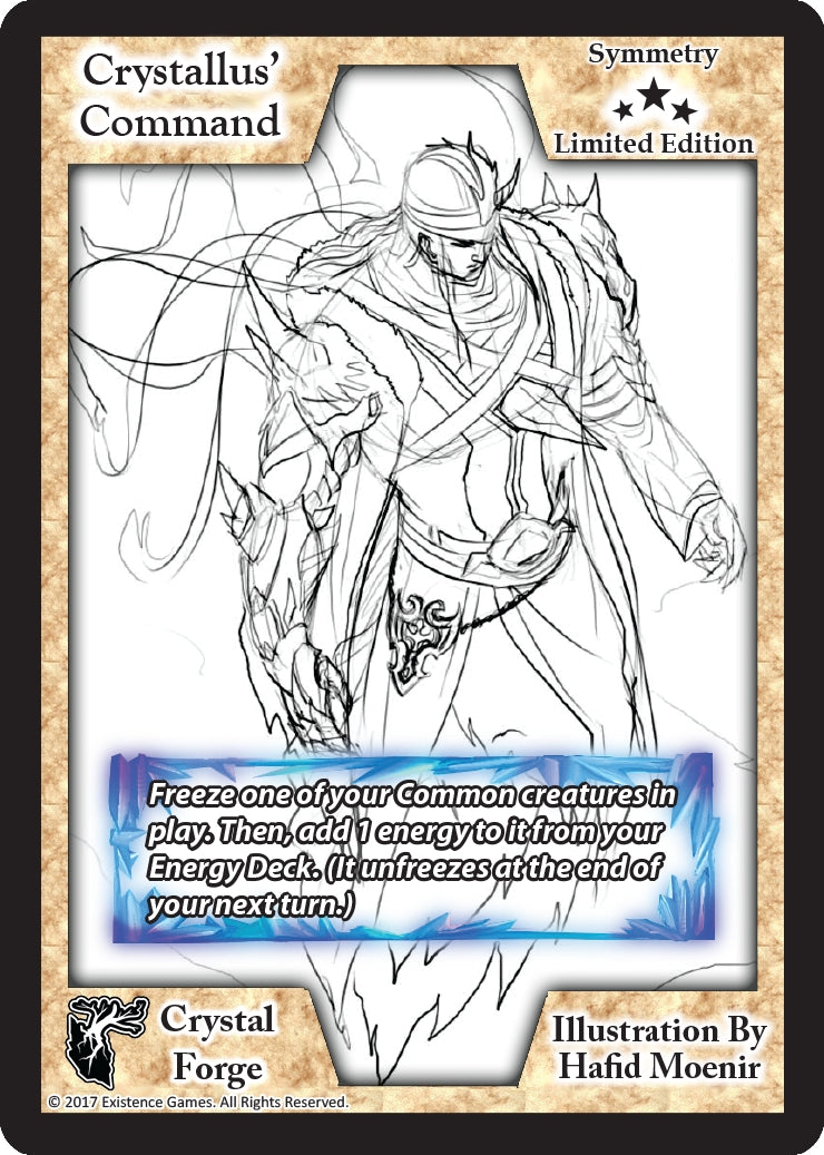 Image for Crystallus' Command (Limited Edition) (Limited Edition Sketch Cards) - Exodus TCG
