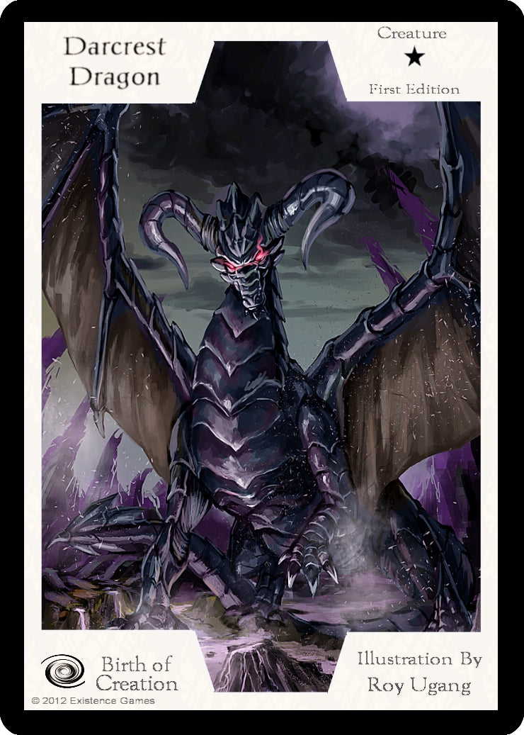 Image for Darcrest Dragon (First Edition) (Birth of Creation) - Exodus TCG