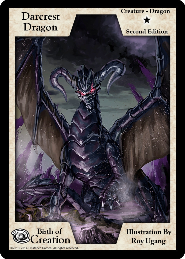 Image for Darcrest Dragon (Second Edition) (Birth of Creation) - Exodus TCG