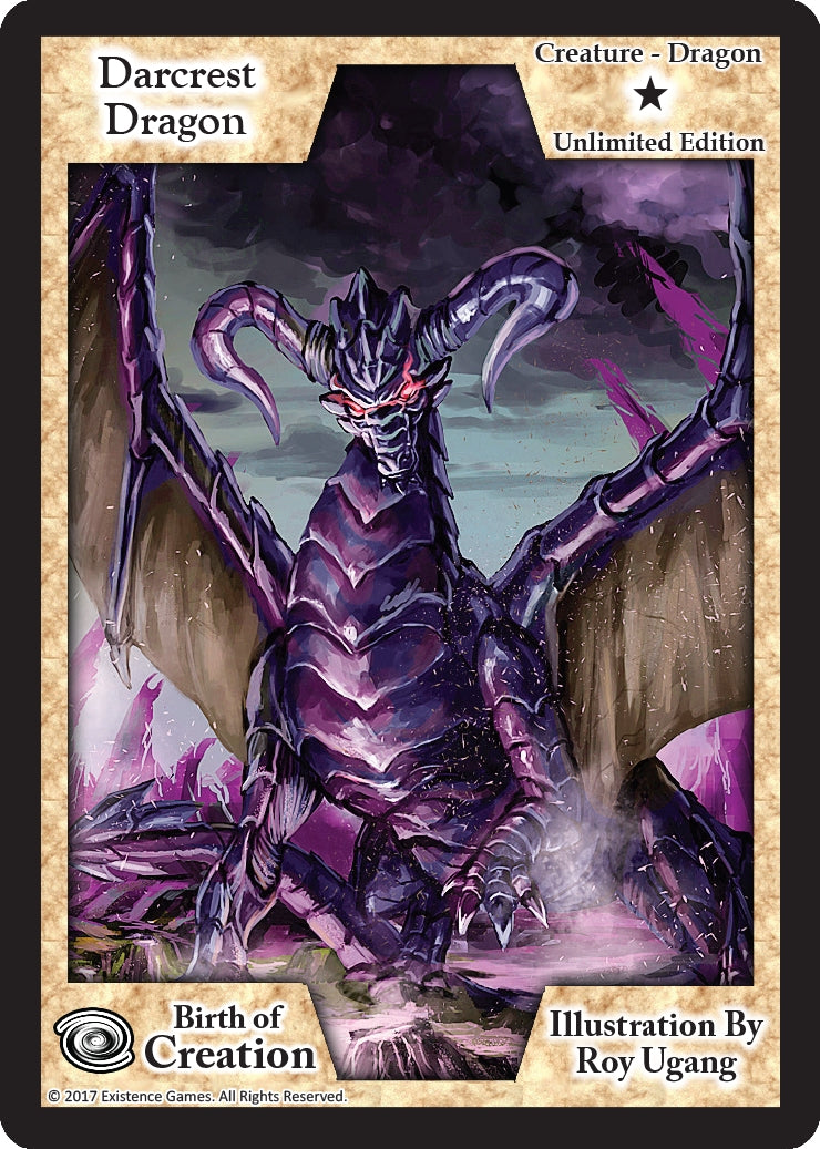 Image for Darcrest Dragon (Unlimited Edition) (Birth of Creation) - Exodus TCG