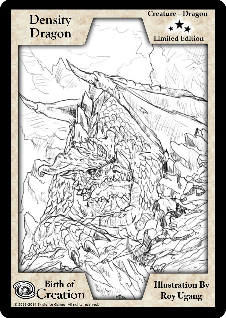 Image for Density Dragon (Limited Edition) (Limited Edition Sketch Cards) - Exodus TCG