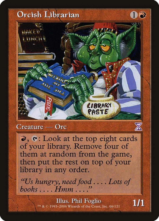 Image for Orcish Librarian (Timeshifted) (66) - Magic: The Gathering