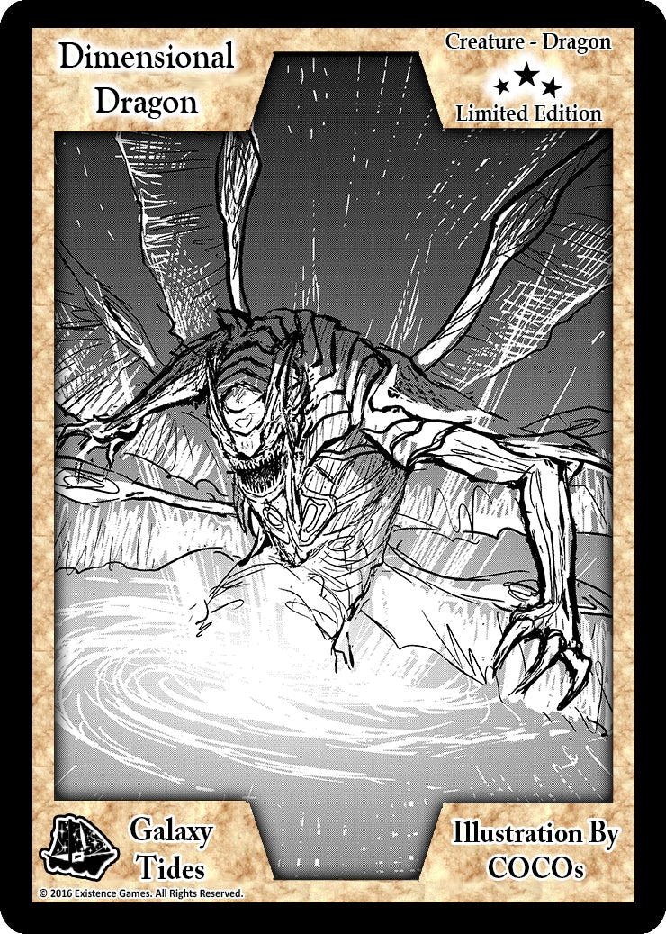 Image for Dimensional Dragon (Limited Edition) (Limited Edition Sketch Cards) - Exodus TCG