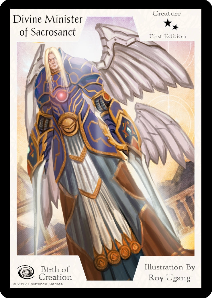 Image for Divine Minster (First Edition) (Birth of Creation) - Exodus TCG