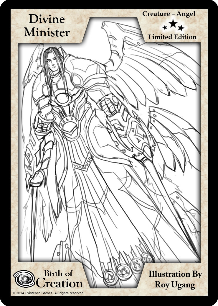 Image for Divine Minster (Limited Edition) (Limited Edition Sketch Cards) - Exodus TCG