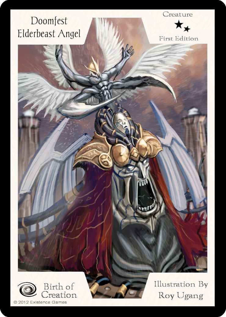 Image for Doomfest Elderbeast Angel (First Edition) (Birth of Creation) - Exodus TCG