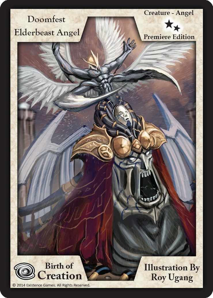 Image for Doomfest Elderbeast Angel (Premiere Edition) (Birth of Creation) - Exodus TCG