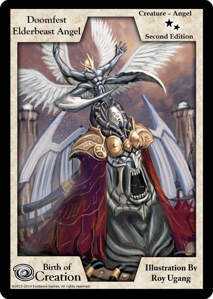 Image for Doomfest Elderbeast Angel (Second Edition) (Birth of Creation) - Exodus TCG