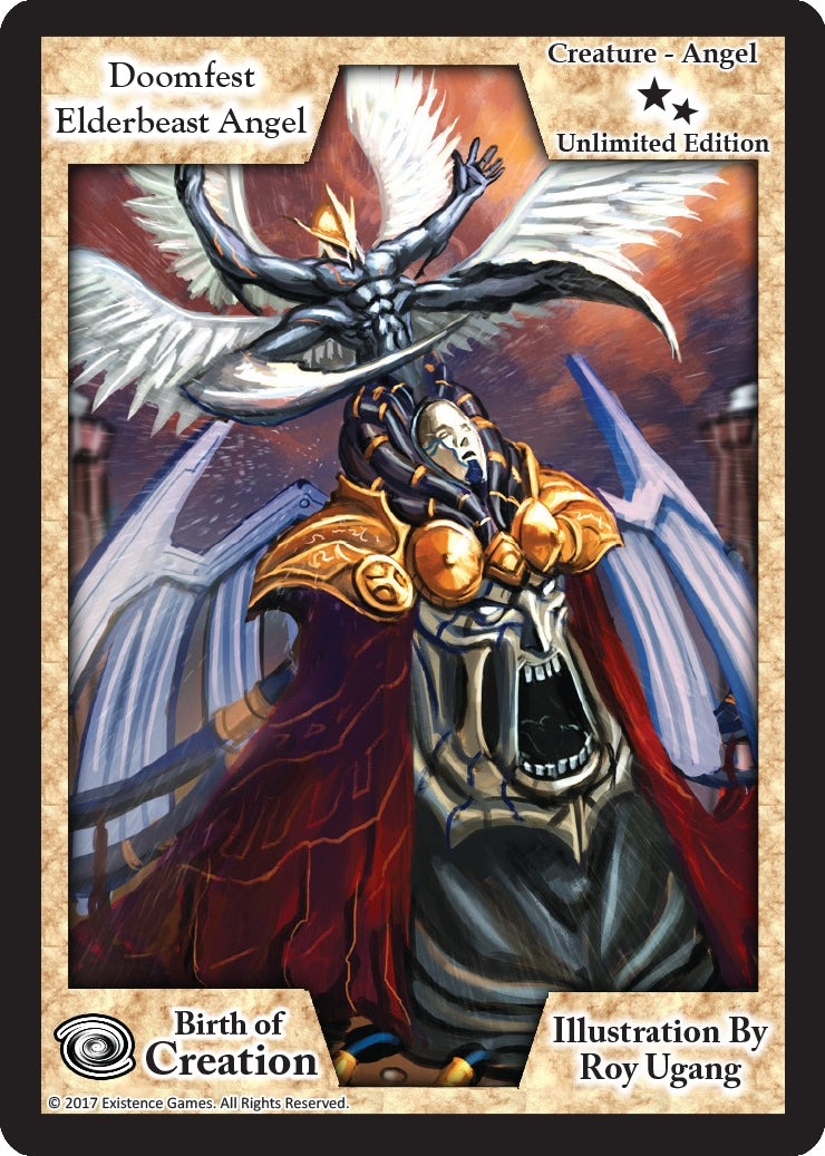 Image for Doomfest Elderbeast Angel (Unlimited Edition) (Birth of Creation) - Exodus TCG