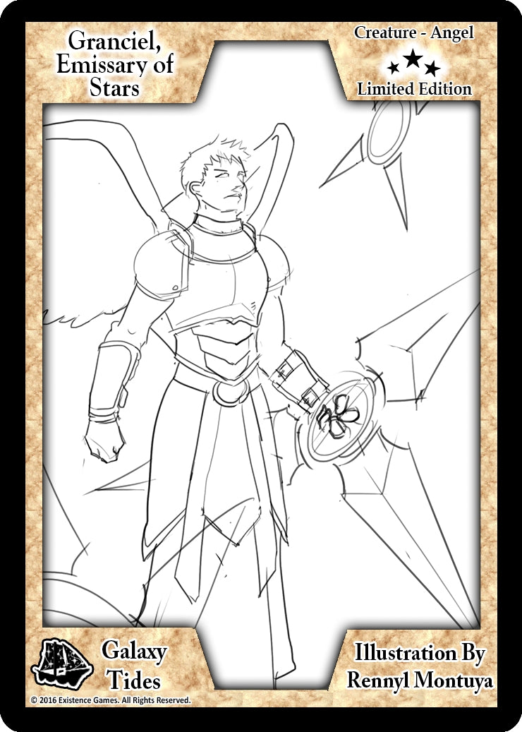 Image for Granciel, Emissary of Stars (Limited Edition) (Limited Edition Sketch Cards) - Exodus TCG