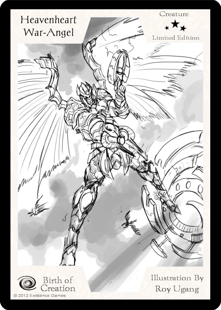 Image for Heavenheart War-Angel (Limited Edition) (Limited Edition Sketch Cards) - Exodus TCG